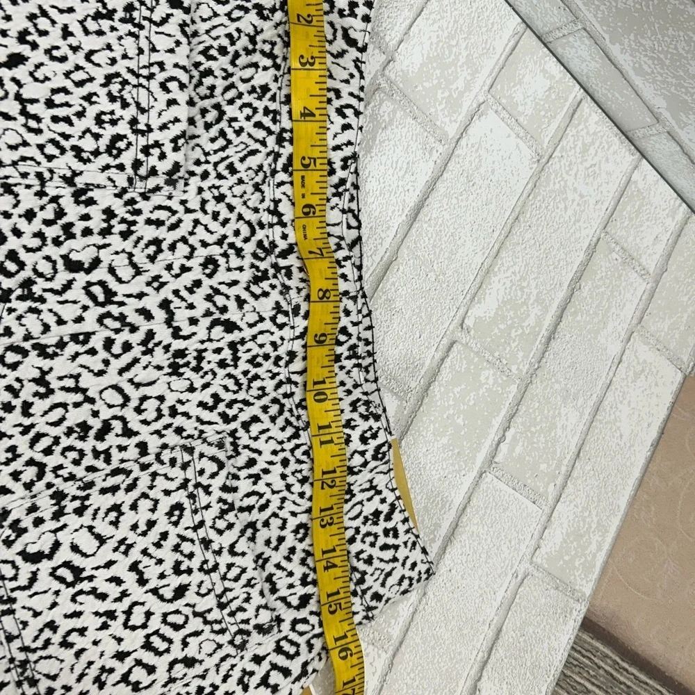 Michael Kors Black and White Patterned Pants